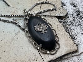 Nostalgischer, alter Anhänger, Silber 800