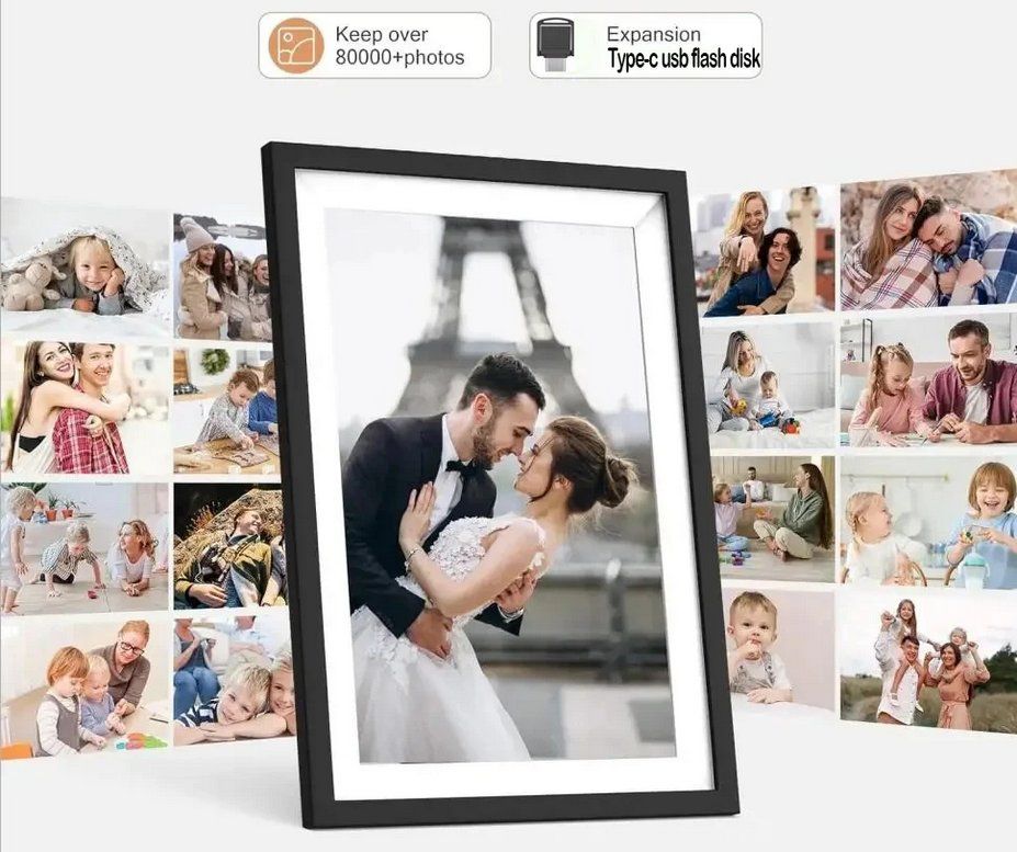 Cornici: Digitaler Bilderrahmen Frameo 10.1" WiFi 32GB IPS Touch – Nuovo e nell'imballaggio originale da Genève venduto da Lotus-18 5