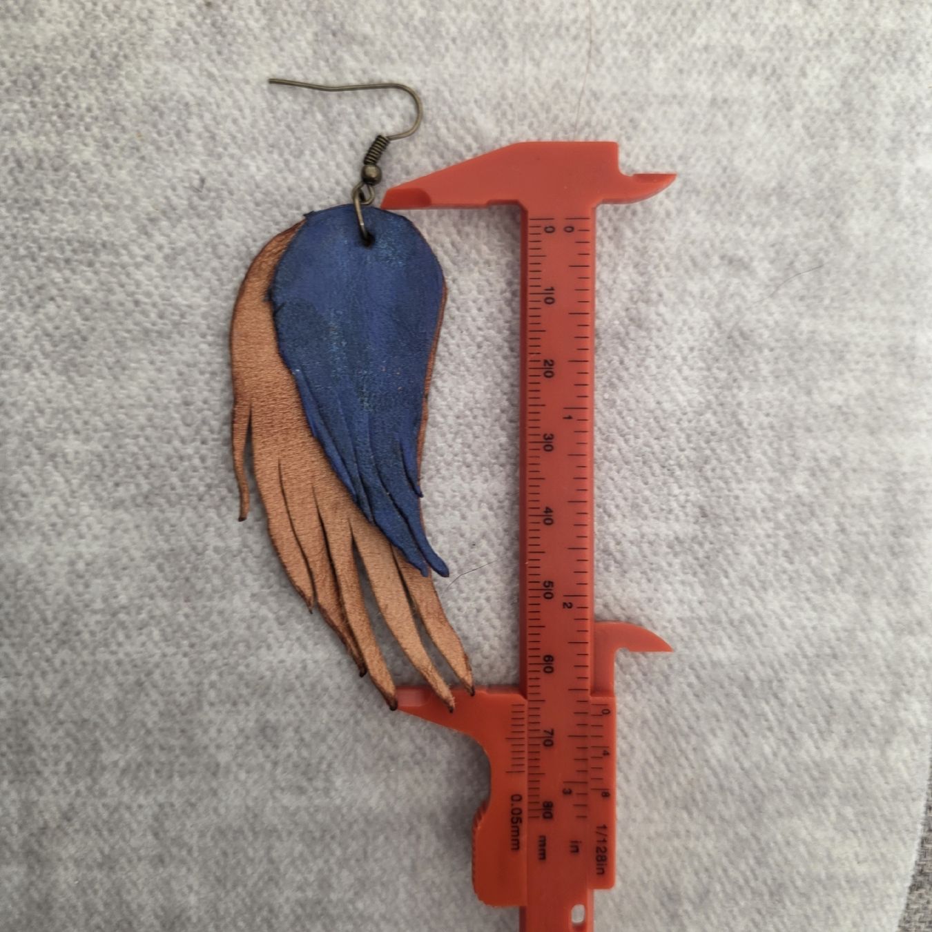 Orecchini pendenti & Orecchini a lobo: Boho Chic Leather Wing Earrings - Perfect Summer Style! – Nuovo (secondo la descrizione) da Zollikofen venduto da Tamyru77 1
