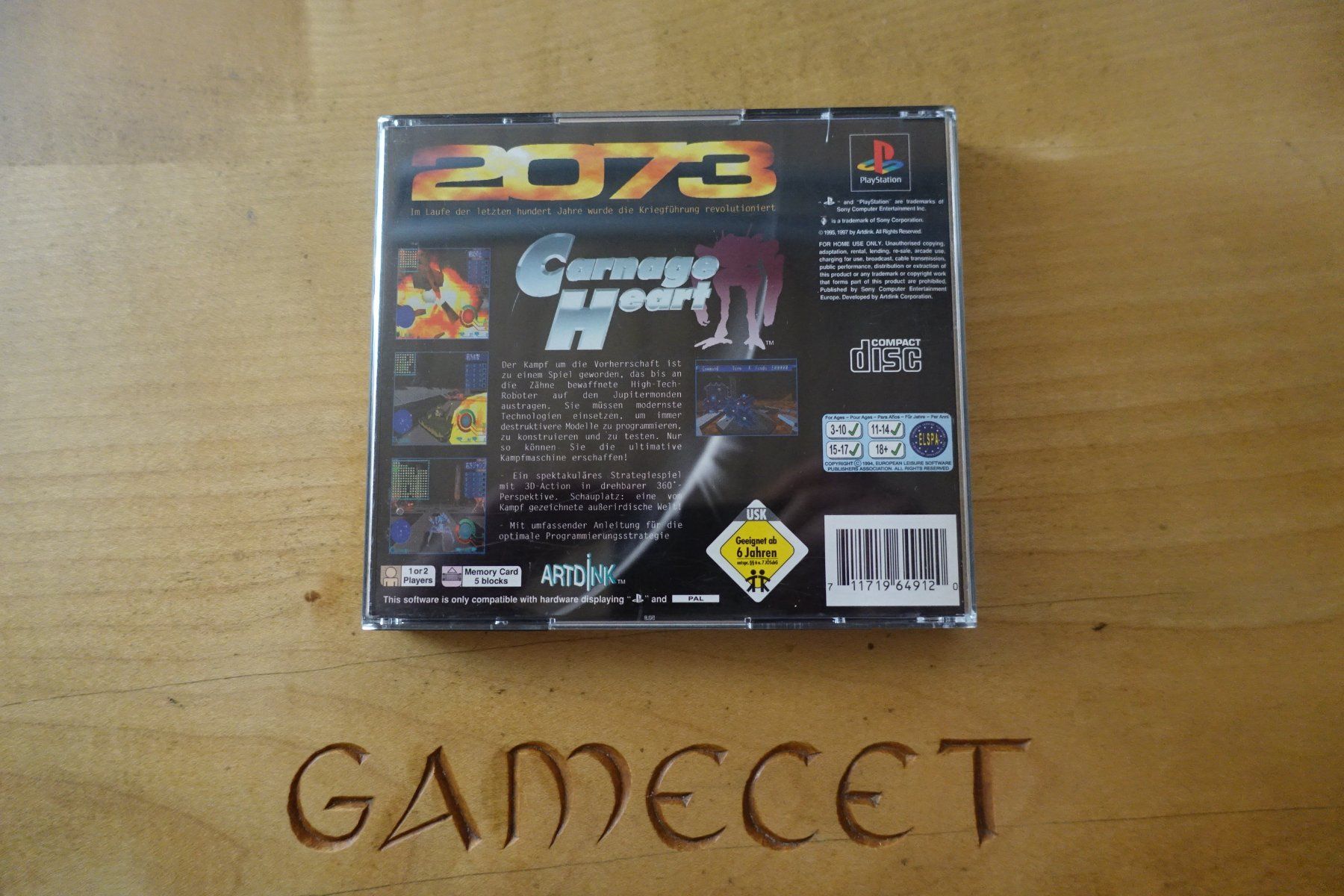 Sony Spiele: Carnage Heart – Gebraucht aus Steinach von Gamecet 2