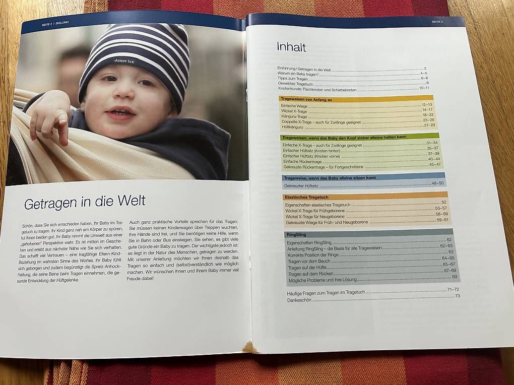 Dolcino Marsupi portabebè: Baby Tragetuch Dolcino – Usato da Bern venduto da car_x8gr 1