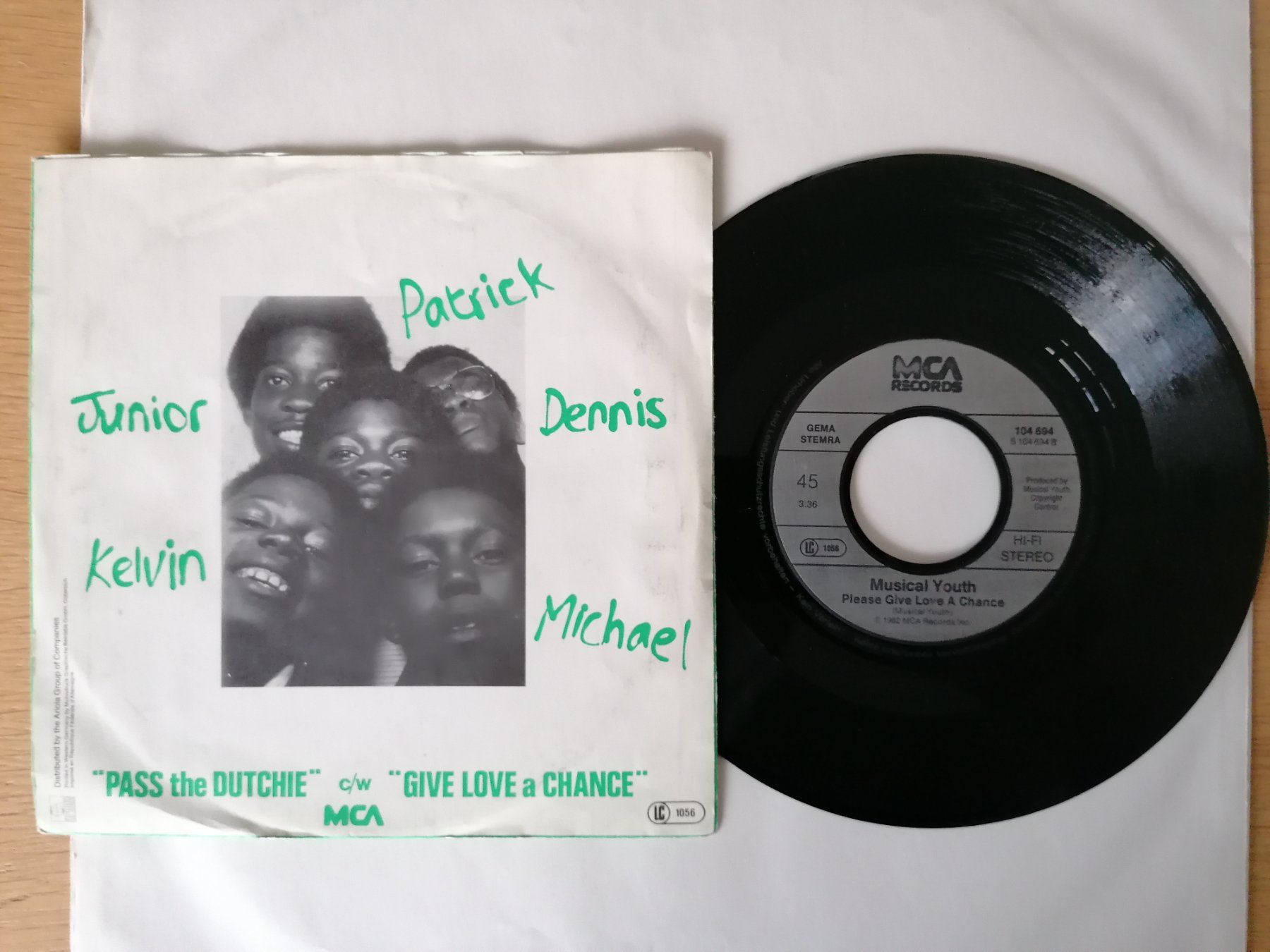 Dischi in vinile: Musical Youth - Pass the Dutchie – Usato da Beinwil am See venduto da Funkthesizer 1