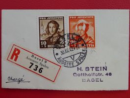 1942, J102+J103 attraktives Juventute-Kleinbriefchen !