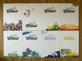 8 Diddl A4 Blockblatt Nr. 65 bis 72