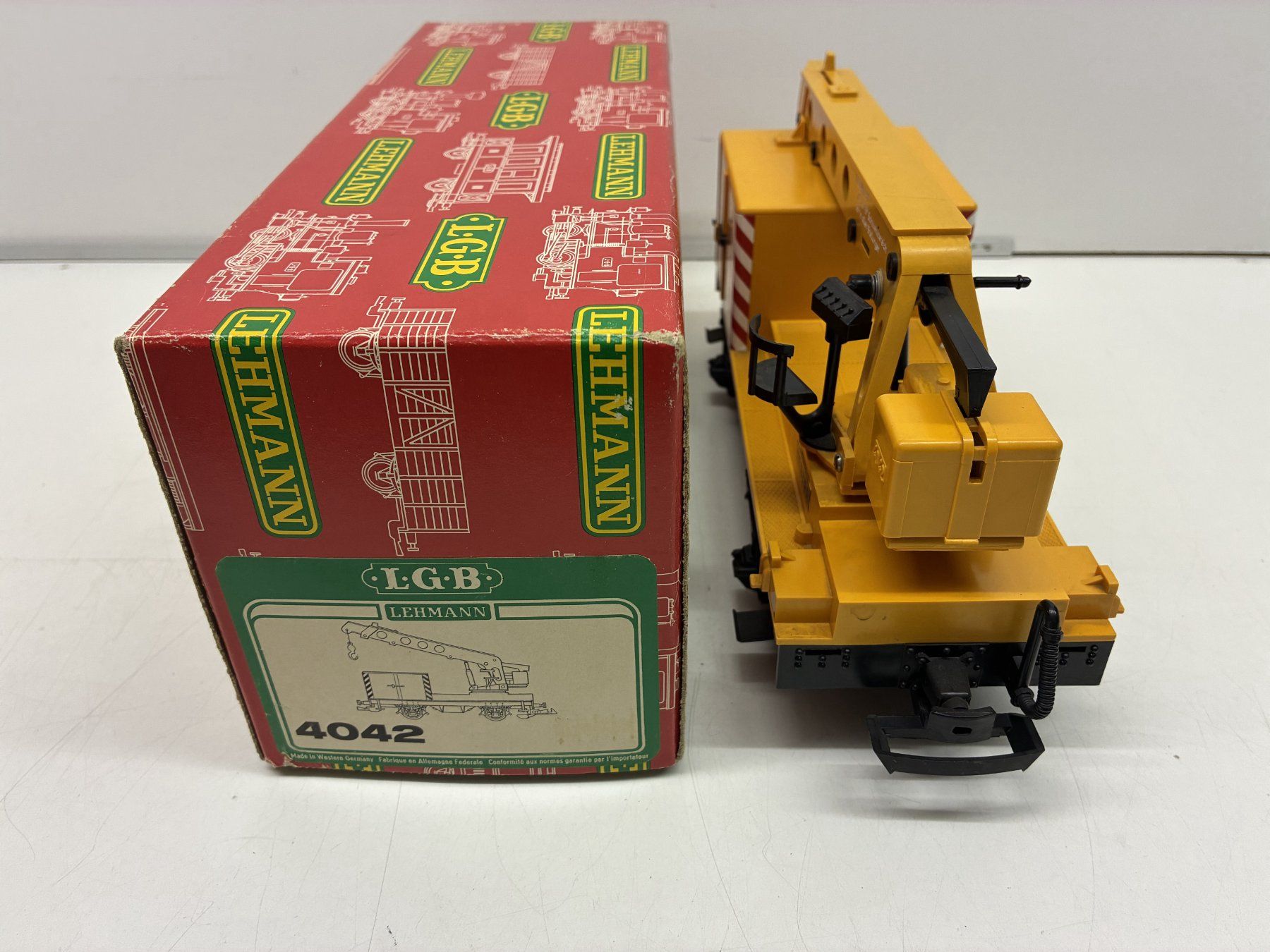 LGB Modelleisenbahnen: LGB 4042= Kranwagen Matra Diesel - gelb – Gebraucht aus Thun von retoolinoo 7