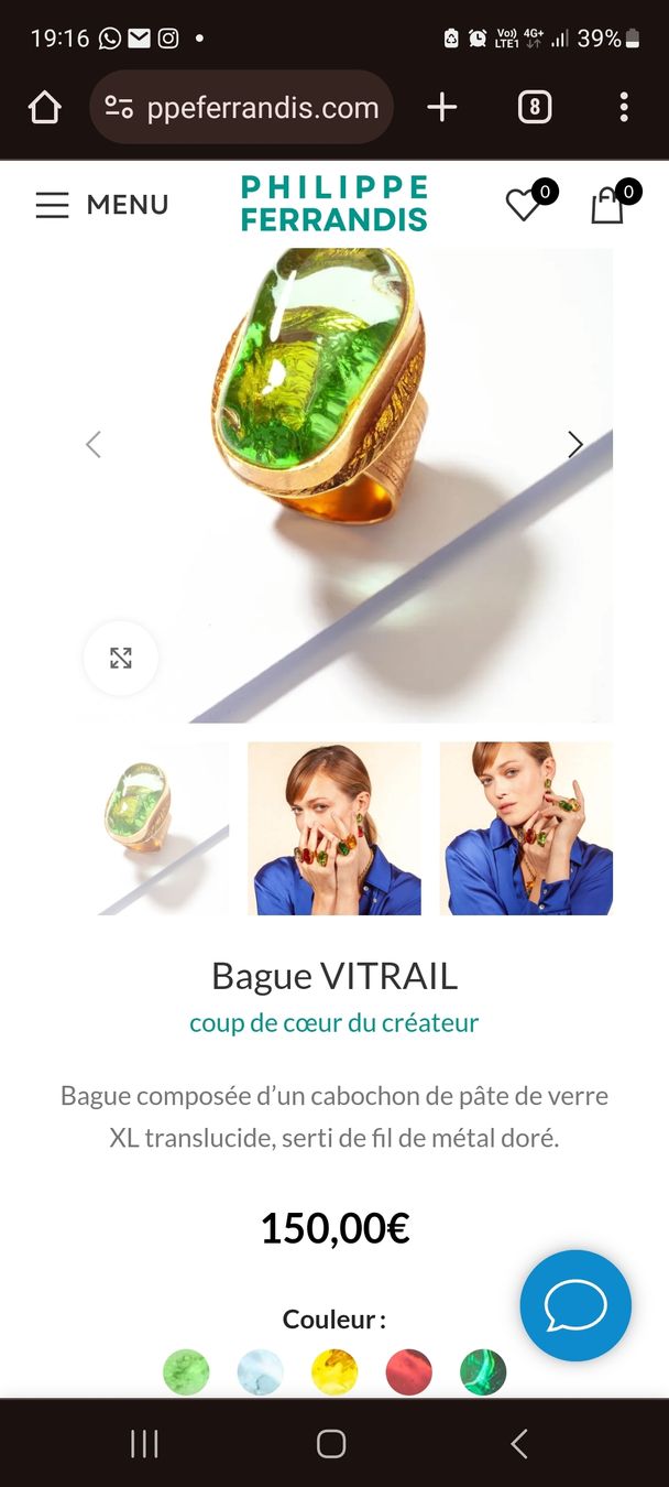 Anelli: Bague de créateur Philippe Ferrandis – Usato da Vevey venduto da lba_dd82 4