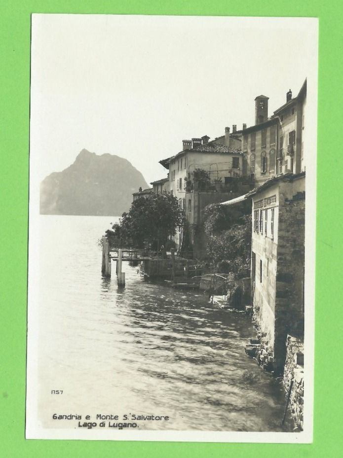 Cartoline postali: Gandria, e Monte S.Salvatore Lago di Lugano – Nuovo (secondo la descrizione) da Zürich venduto da t24_de