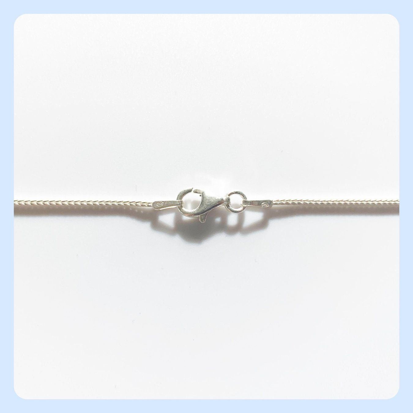 Gioielli antichi: Weizenkette 42cm, Silberkette 1,35mm – Nuovo e nell'imballaggio originale da Zürich venduto da Mevas_Silber