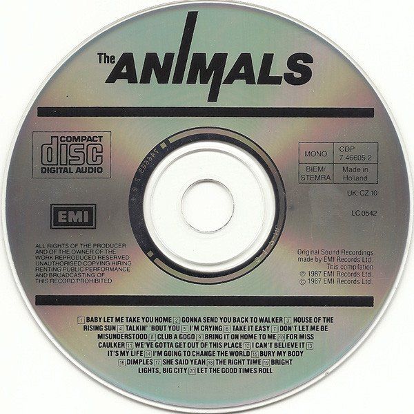 CD: The Animals THE SINGLES PLUS CD – Usato da Kandergrund venduto da Sososo 2