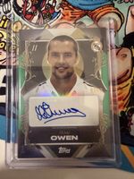 Topps Michael Owen Real Madrid Auto 97/99
