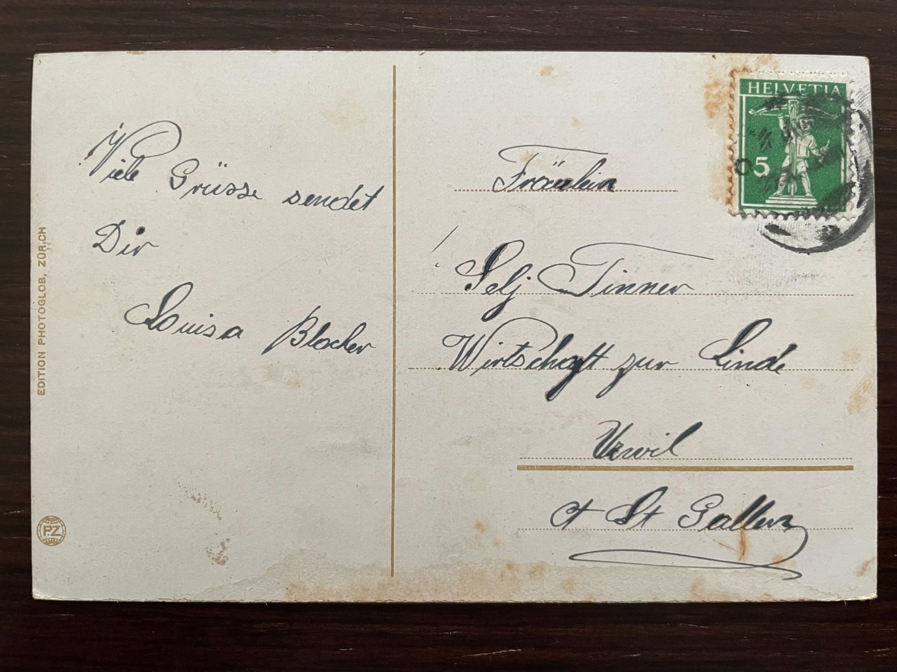 Cartoline postali: OLTEN Teilansicht – Usato da Wald ZH venduto da TLILEF 1