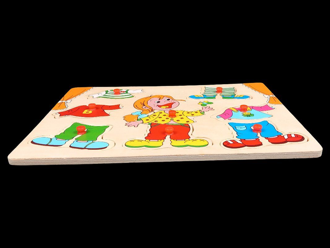 Eichhorn Puzzle: Holz-Steckpuzzle Kleider – Usato da Hünenberg venduto da Restwert_Zug 3