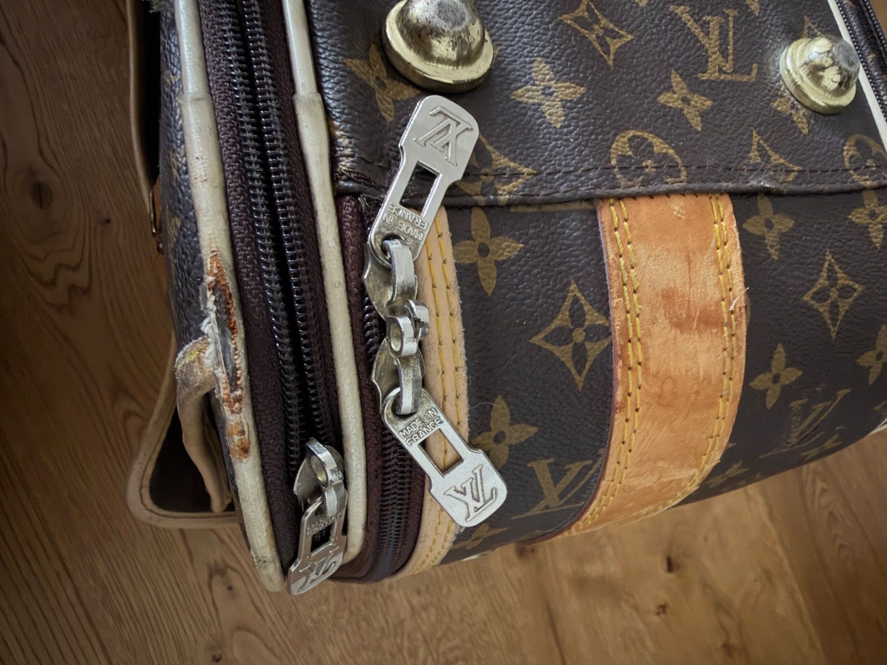 Louis Vuitton Reisekoffer: Louis Vuitton Vintage Koffer Monogram Canvas – Gebraucht aus Niederuzwil von dixi_29 6