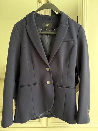 H&M Blazer Dunkelblau Gr. 36