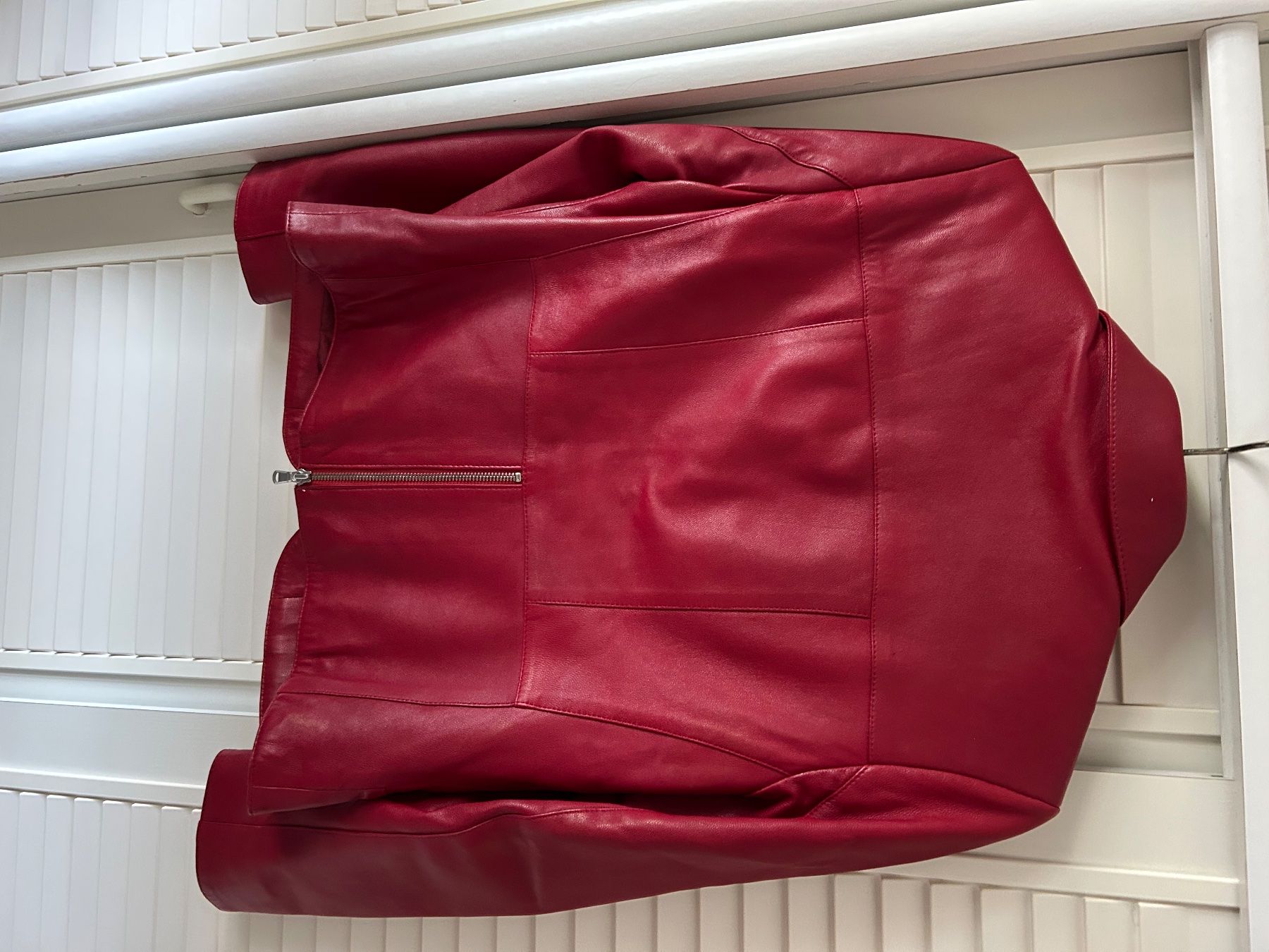 Giacche: Lederjacke rot Grösse 38 – Usato da Olten venduto da Pablo7 5
