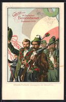 Litho Ganzsache PP27C17: Hannover, 14. B