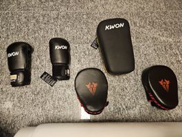 Boxhandschuhe, Hand-und Beinschoner