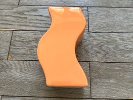 Kurvenvase von ASA orange glänzend