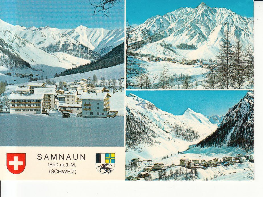 Cartoline postali: Samnaun ca. 1970 – Usato da Bürglen TG venduto da StampGraf
