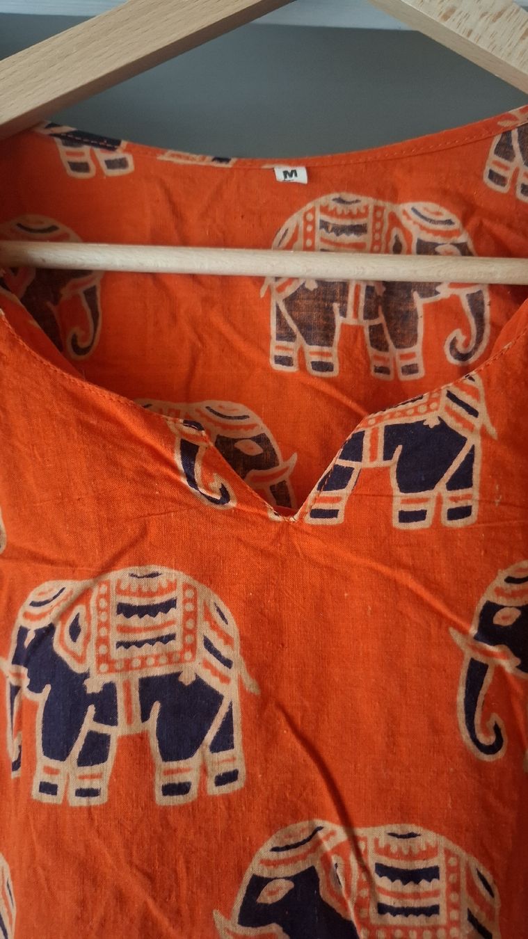 Tuniche: Bluse Baumwolle. Elefant. Neu – Usato da Ebnat-Kappel venduto da Aibur 1