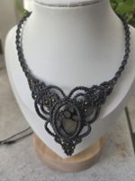 Macrame Halskette mit Achat
