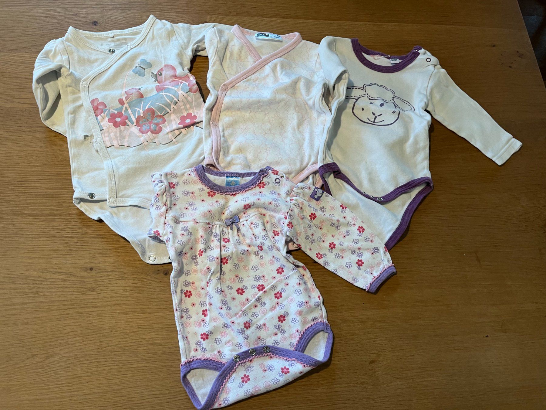 Unterwäsche: 7er Set Bodys Baby Mädchen Größe 62/68 – Gebraucht aus Wolfwil von NewGirl 1