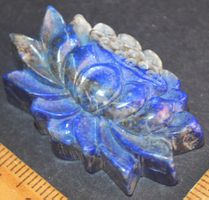 Deko Heilstein L-4907 – Lapislazuli Lotus Blume 3,8x2,4cm