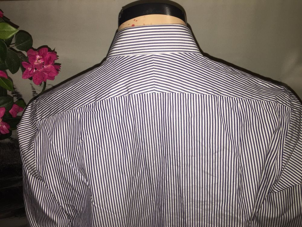 Camicie: Chemise à manchettes/Manchettknopfen Hemd T.M.LEWIN 39 (M).. – Usato da Cossonay-ville venduto da Super-Price-Quality 7