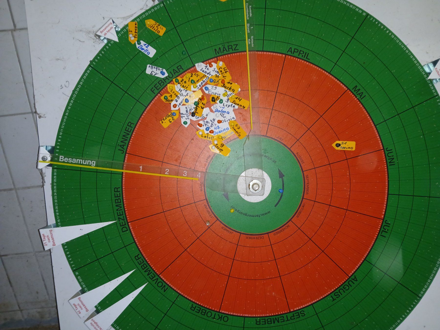 Kalender: Brunstkalender – Gebraucht aus Grosswangen von Weidhof6 2
