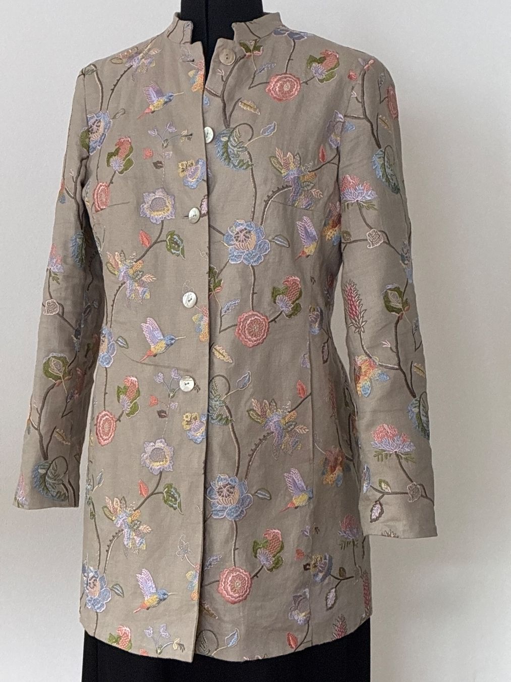 Giacche: Leinen Long-Blazer von White Label Gr 42 – Usato da Davos Platz venduto da nanigl