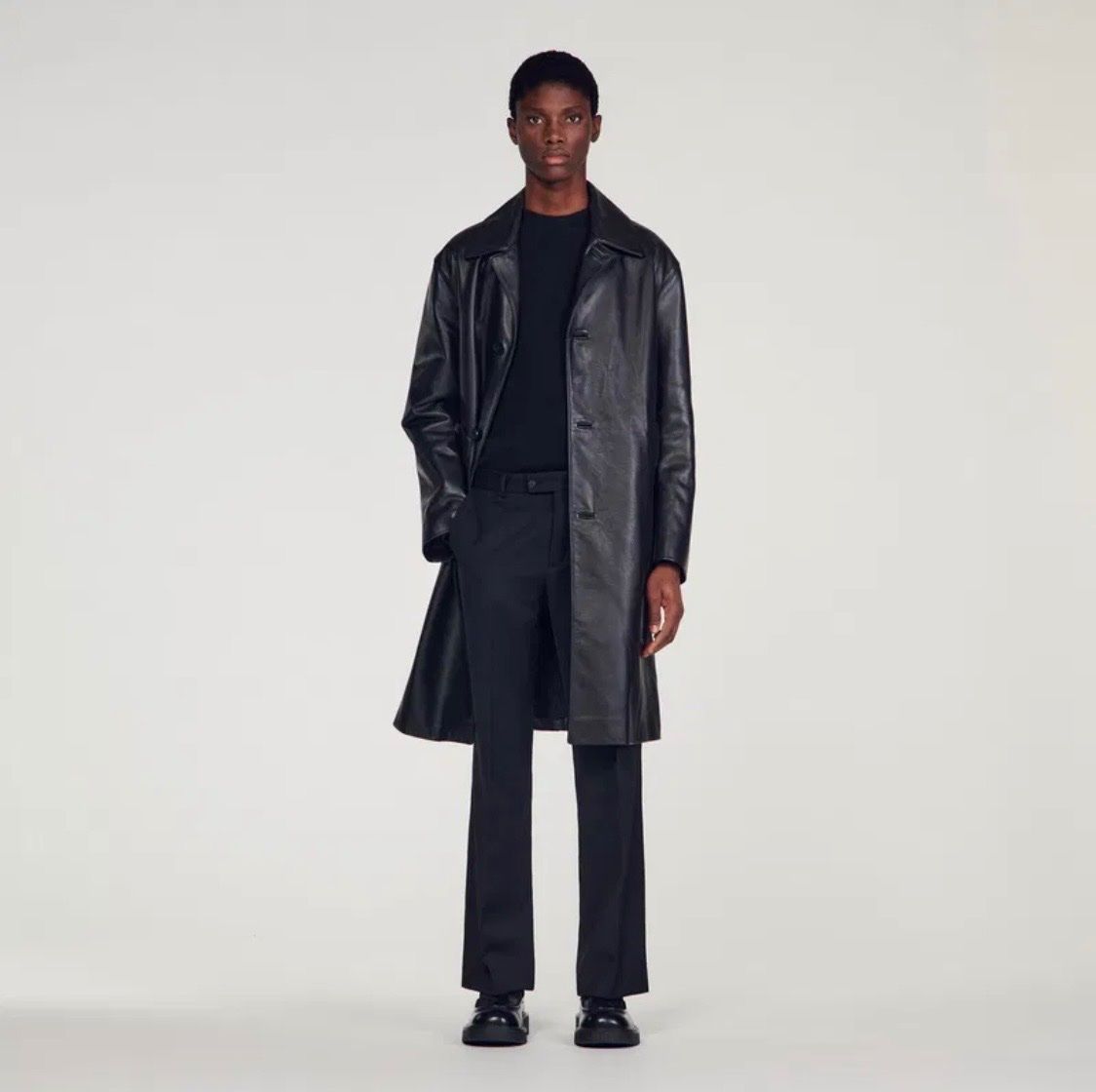Manteaux: Sandro Leather Coat – D'occasion à Wetzikon ZH par MW.S 1