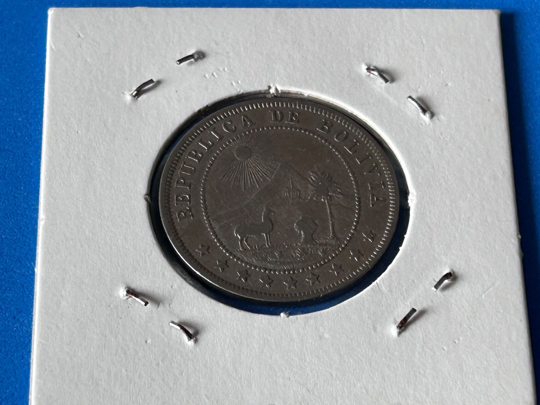 Tutti le monete: Bolivia - 10 Centavos 1902 – Usato da Corcelles NE venduto da AJKader 5