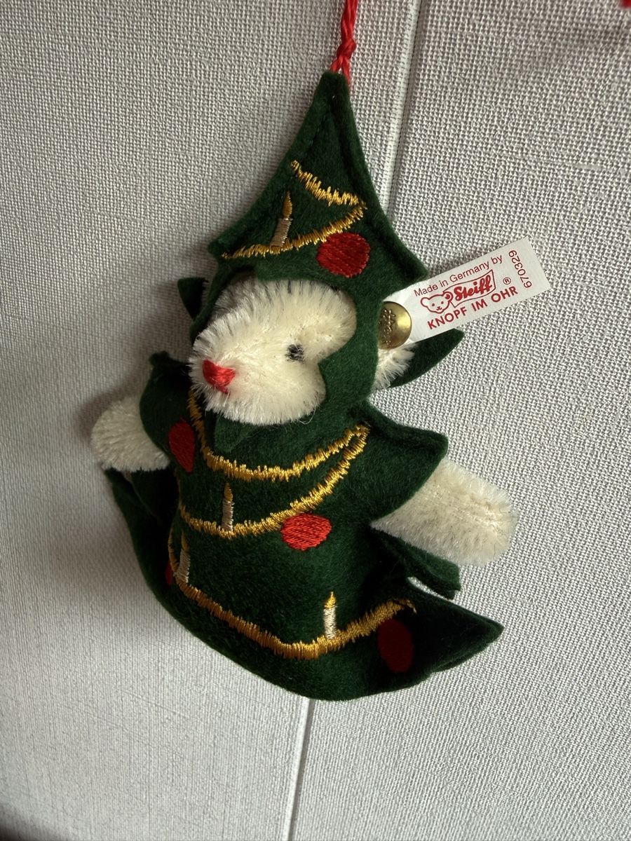 Steiff Alle Dekorationen: Steiff Christbaum Teddi 1998  neu  – Neu und originalverpackt aus Mumpf von A_B_E