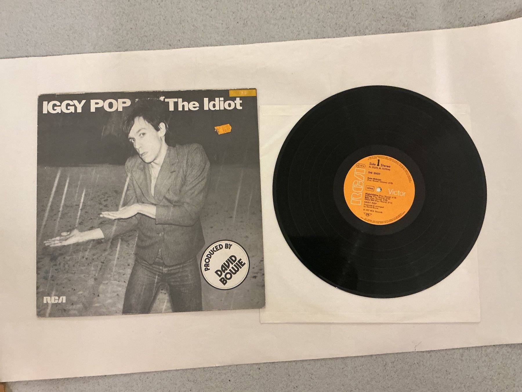 Vinyles: Iggy Pop LP - The Idiot – D'occasion à Winterthur par Tumko_7_Vinyl