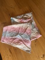 Tragetuch gestreift pink/blau guter Zustand