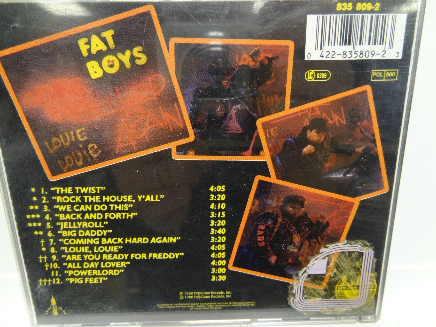 CD: Fat Boys - Coming Back Hard Again - Seltene CD – Usato da luzern venduto da musicandart 1