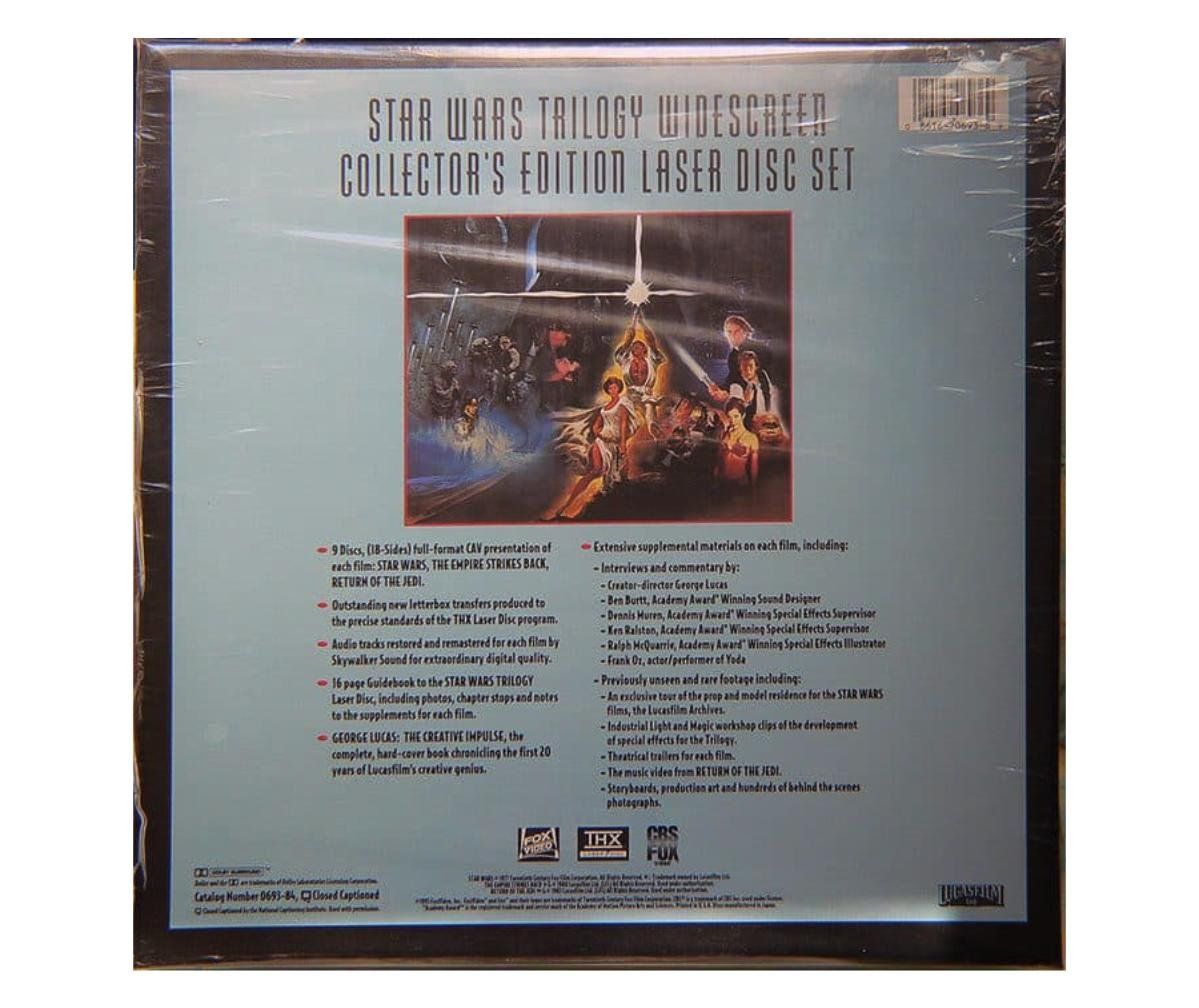 Tutti i DVDs: [Laserdisc] Star Wars Trilogy: Definitive Collection – Usato da Rheinfelden venduto da Burzelchen 1