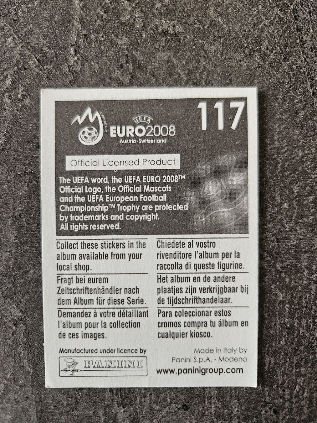 Panini Cartes à collectionner: Nani Euro 2008 – D'occasion à Aarau par san_pb85 1