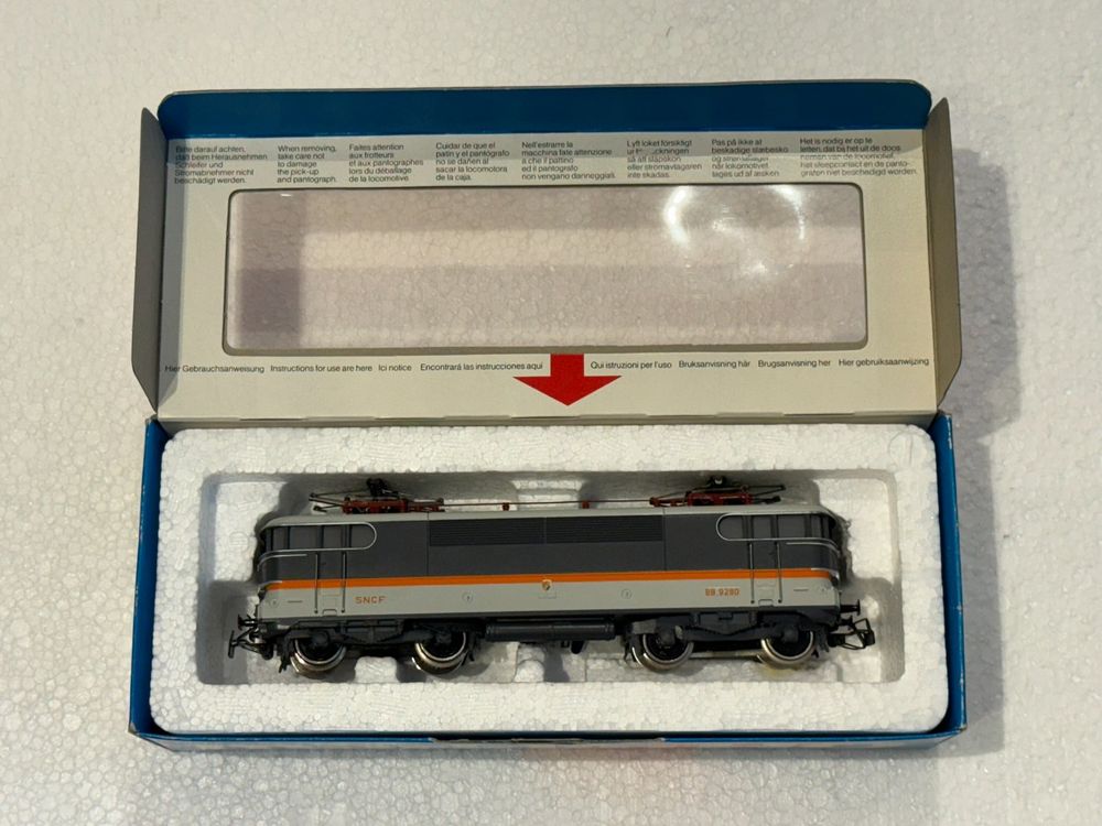 Märklin 3165 E-Lok BB 9000 SNCF, H0 WS Analog mit OVP (D'occasion) à