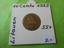 Litauen 1925, 10 Centu