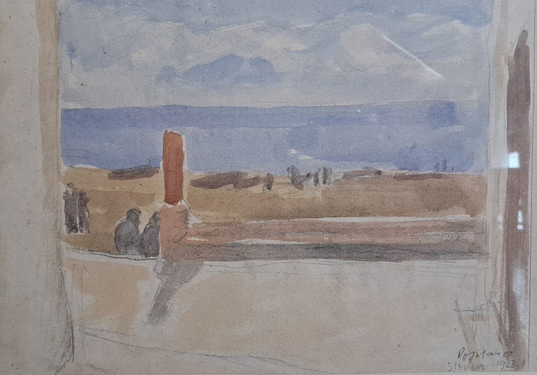 Dipinti: Aquarelle signée Stocker et datée 1923 Positano – Usato da Tramelan venduto da Art-rider 1