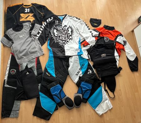 Komplette Unihockey Goalie-Ausrüstungen (3 Sets)
