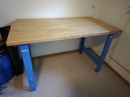 Werkstatt-Tisch massiv