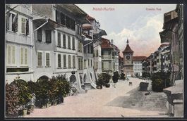 Morat-Murten, Grande Rue, Strassenansich