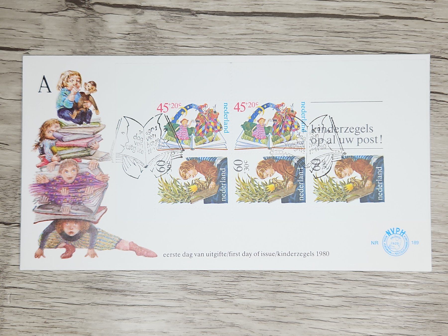 Tutti i francobolli: CL05 Enveloppe + Timbre Pays-Bas 1980 – Usato da Cousset venduto da Patrick_Collections
