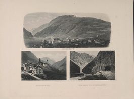 Andermatt Souvenir Stahlstich