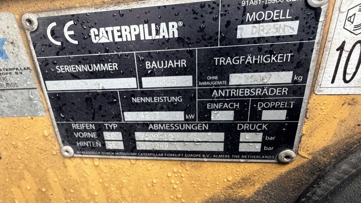 Caterpillar Carrelli elevatori e a forche: CAT Stapler DR25N Top! – Usato da Bonaduz venduto da A13_Automobile 9