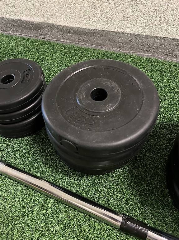 Hanteln & Gewichte: Langhantelset mit 55kg Gewicht – Gebraucht aus Arlesheim von FS_79 3