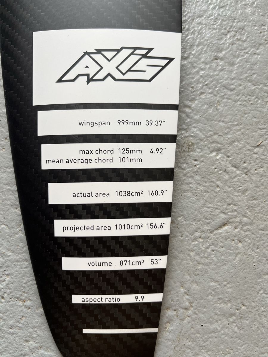 Axis Surfboards & Schwimmbrette: Axis Frontwing Black Series Art 999mm – Neu und originalverpackt aus Nidau von stupd 2