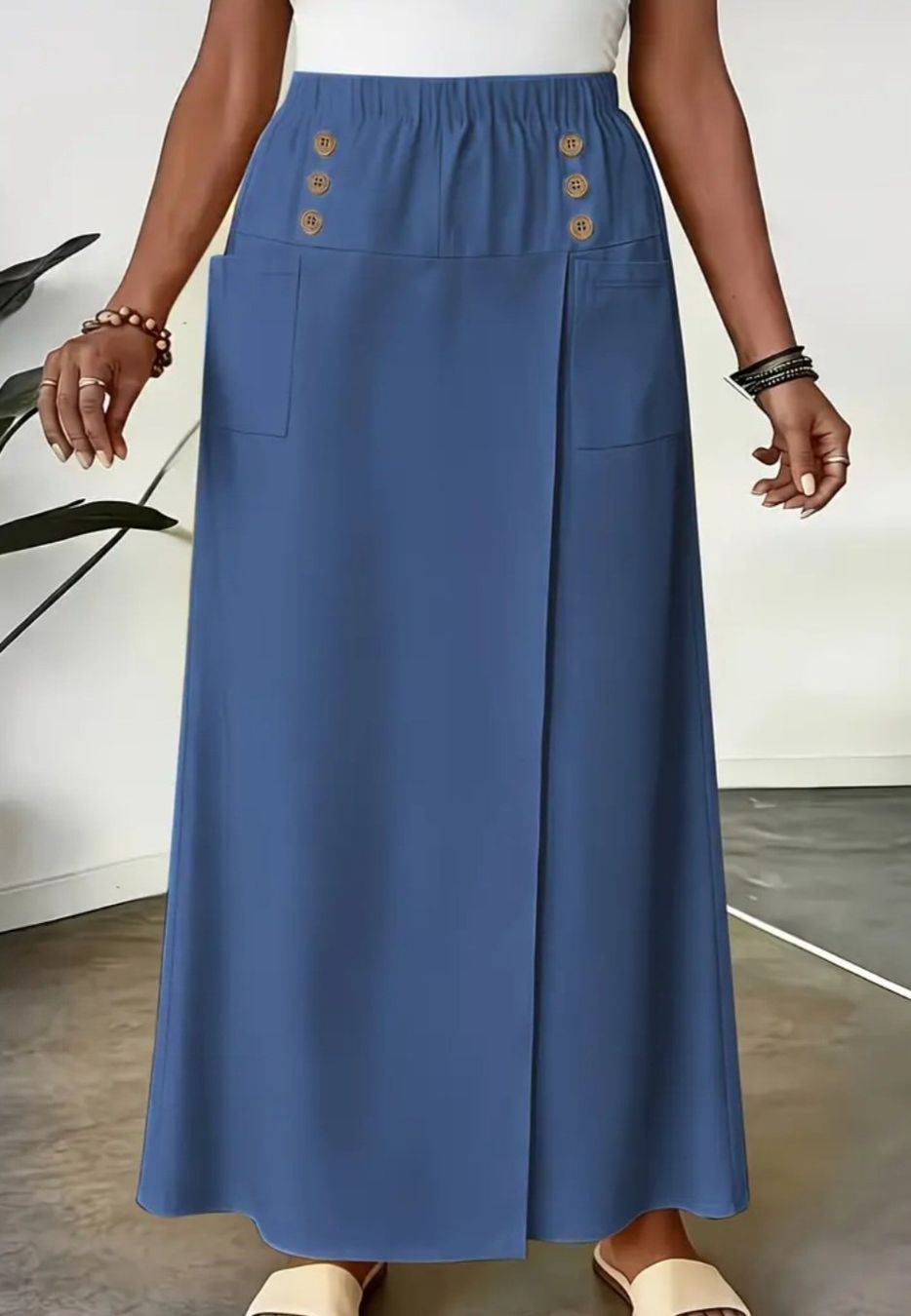 Pantaloni: Hosen Rock Lang Blau – Usato da Niederbipp venduto da Trude04